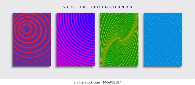Minimal Vector cover designs. Future Poster template.