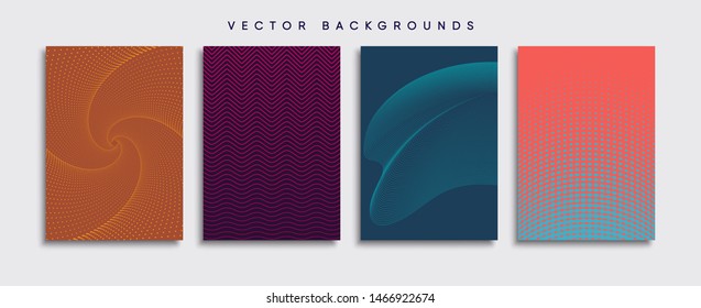 Minimal Vector cover designs. Future Poster template.