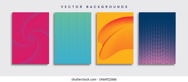 Minimal Vector cover designs. Future Poster template.