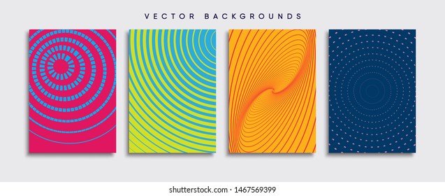 Minimal Vector cover designs. Future Poster template.