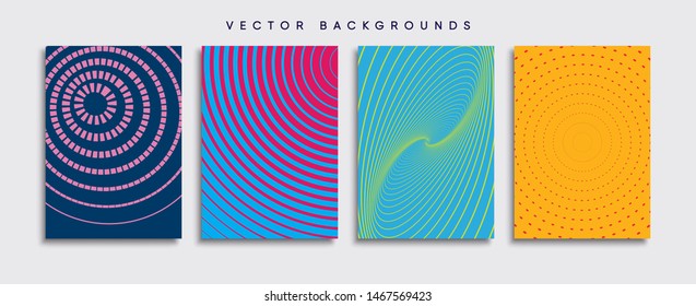 Minimal Vector cover designs. Future Poster template.