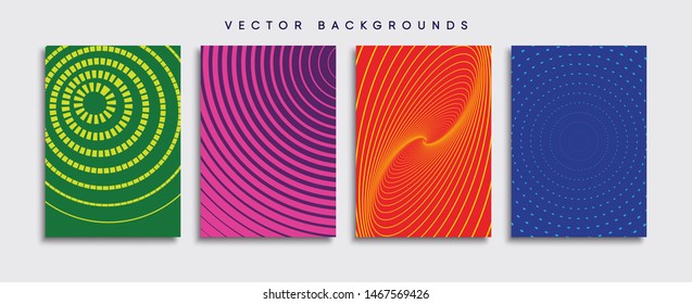 Minimal Vector cover designs. Future Poster template.