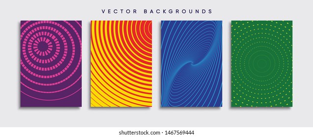 Minimal Vector cover designs. Future Poster template.