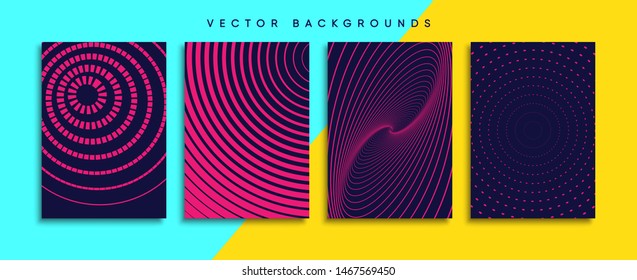 Minimal Vector cover designs. Future Poster template.