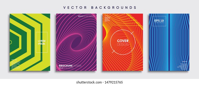 Minimal Vector cover designs. Future Poster template.