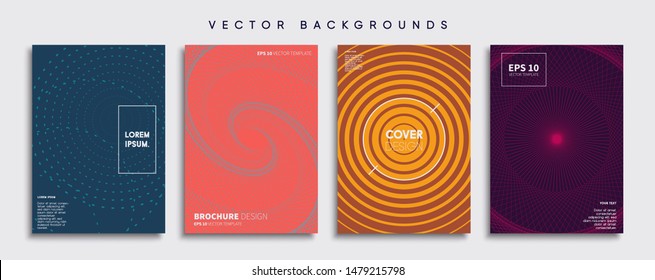 Minimal Vector cover designs. Future Poster template.