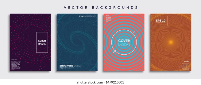 Minimal Vector cover designs. Future Poster template.