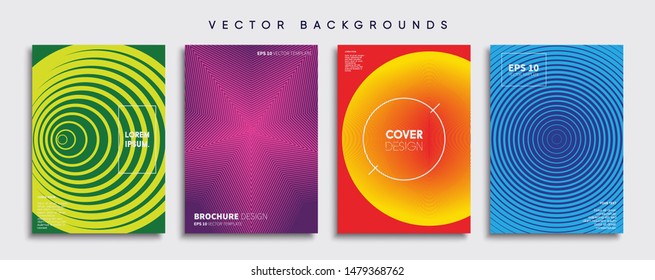 Minimal Vector cover designs. Future Poster template.