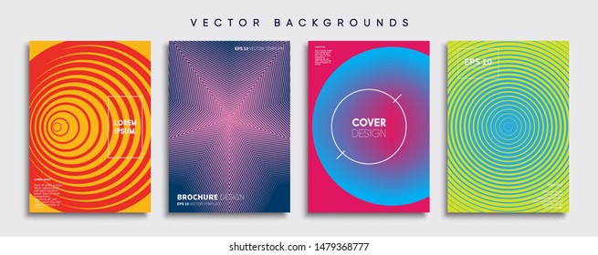 Minimal Vector cover designs. Future Poster template.