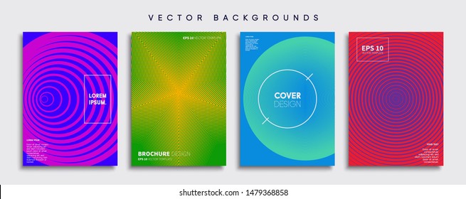 Minimal Vector cover designs. Future Poster template.