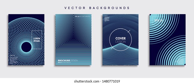 Minimal Vector cover designs. Future Poster template.