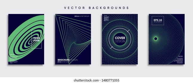 Minimal Vector cover designs. Future Poster template.
