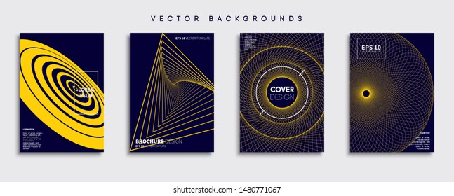 Minimal Vector cover designs. Future Poster template.