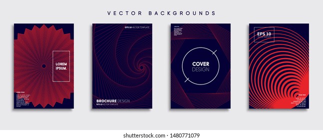 Minimal Vector cover designs. Future Poster template.