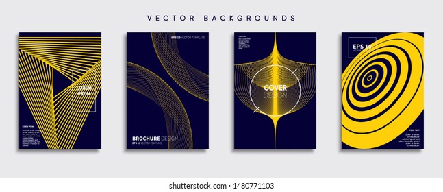 Minimal Vector cover designs. Future Poster template.