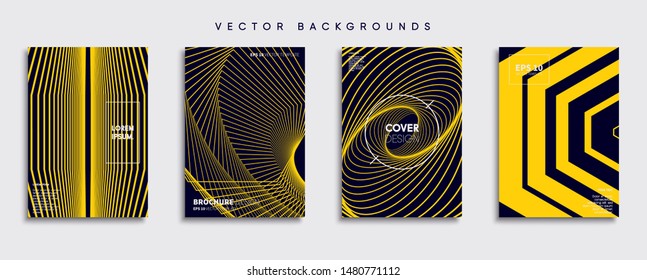 Minimal Vector cover designs. Future Poster template.