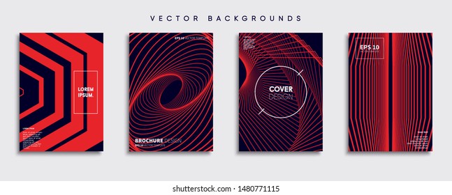 Minimal Vector cover designs. Future Poster template.