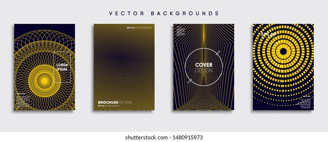 Minimal Vector cover designs. Future Poster template.