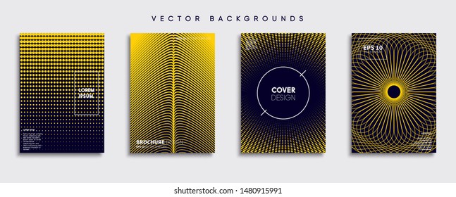 Minimal Vector cover designs. Future Poster template.