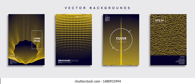 Minimal Vector cover designs. Future Poster template.