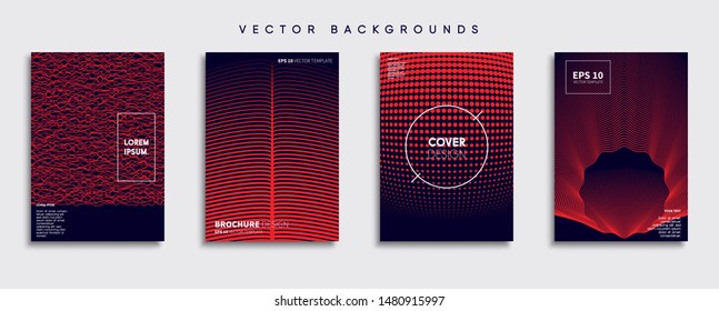 Minimal Vector cover designs. Future Poster template.