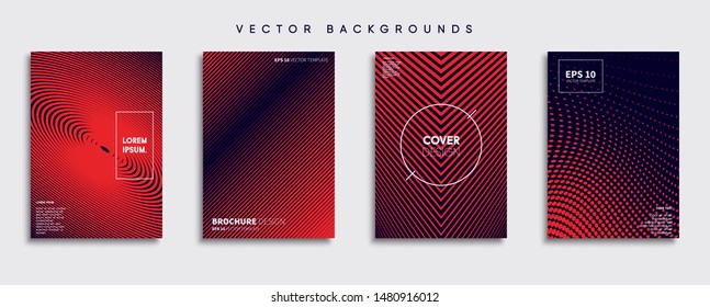 Minimal Vector cover designs. Future Poster template.