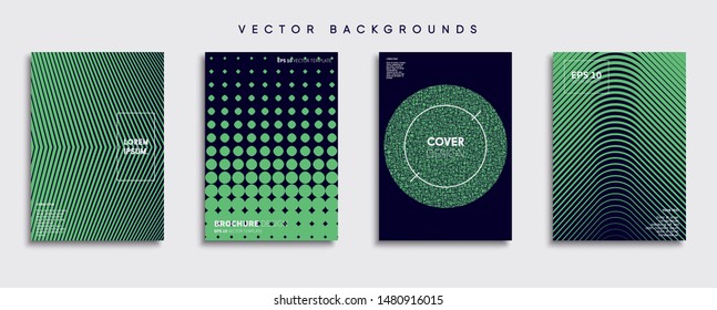 Minimal Vector cover designs. Future Poster template.