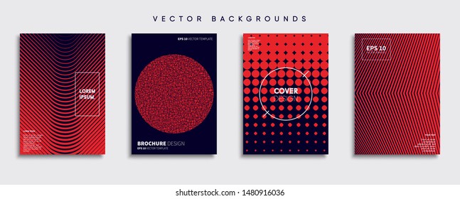 Minimal Vector cover designs. Future Poster template.