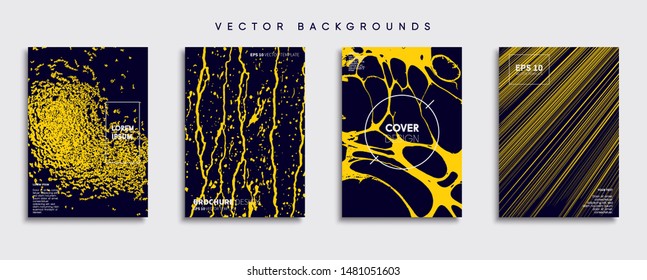 Minimal Vector cover designs. Future Poster template.
