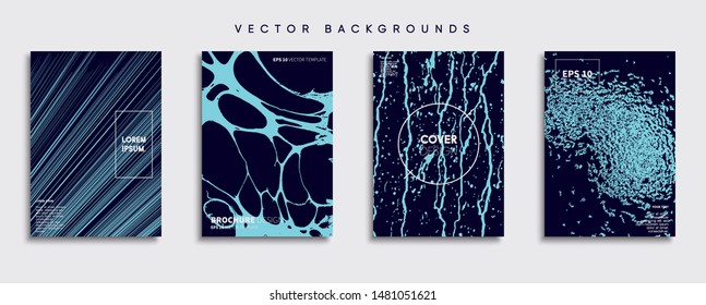 Minimal Vector cover designs. Future Poster template.