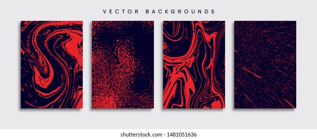 Minimal Vector cover designs. Future Poster template.