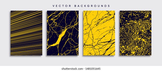 Minimal Vector cover designs. Future Poster template.