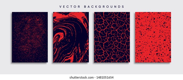 Minimal Vector cover designs. Future Poster template.