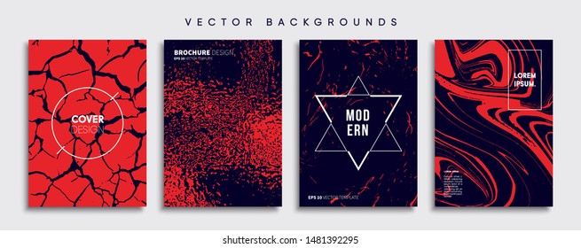 Minimal Vector cover designs. Future Poster template.