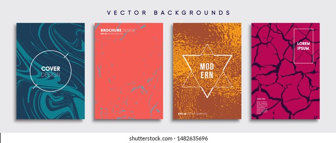 Minimal Vector cover designs. Future Poster template.
