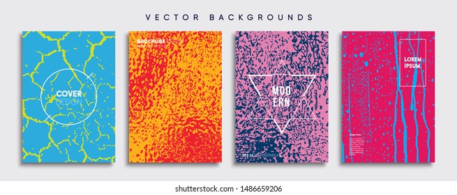 Minimal Vector cover designs. Future Poster template.