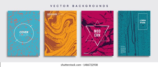 Minimal Vector cover designs. Future Poster template.