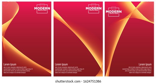 Minimal Vector cover designs. Future Poster templates.