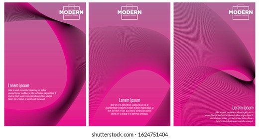 Minimal Vector cover designs. Future Poster templates.