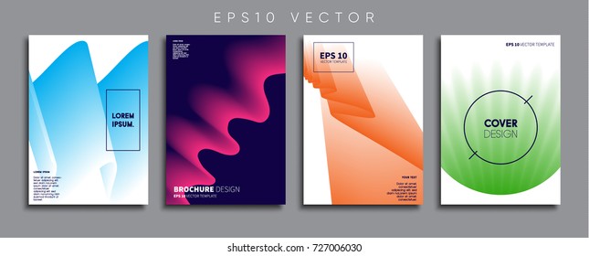 Minimale Vektorgrafik-Cover-Designs. Zukünftige Poster-Vorlagen.