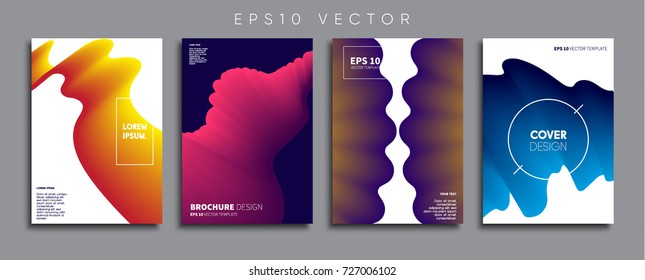 Minimal Vector cover designs. Future Poster templates.