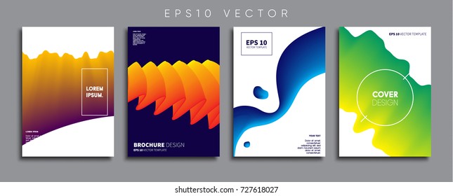 Minimal Vector cover designs. Future Poster templates.