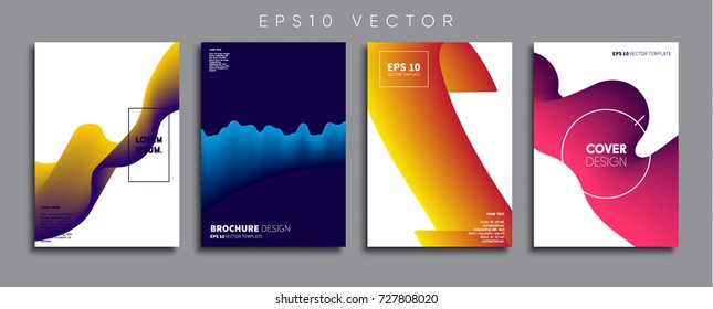 Minimal Vector cover designs. Future Poster templates.