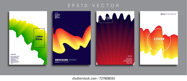 Minimal Vector cover designs. Future Poster templates.