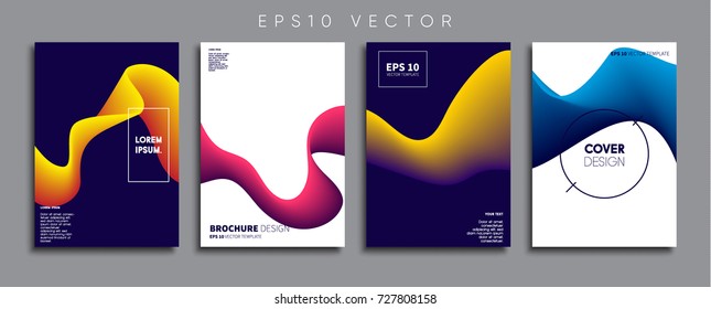 Minimal Vector cover designs. Future Poster templates.