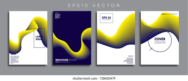 Minimal Vector cover designs. Future Poster templates.