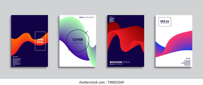 Minimal Vector cover designs. Future Poster templates.