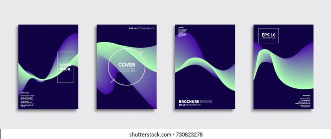 Minimal Vector cover designs. Future Poster templates.