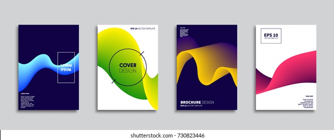 Minimal Vector cover designs. Future Poster templates.