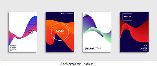 Minimal Vector cover designs. Future Poster templates.